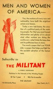 men and women of america - the militant